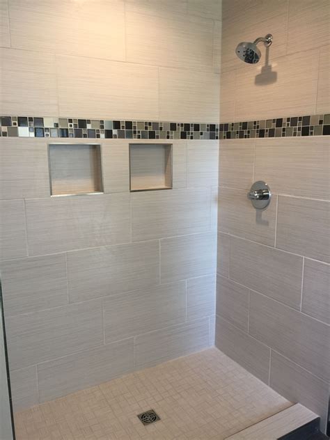 12x24 shower wall tile layout|How to Tile a Shower Wall...AND Cut Tiles Like a Pro!!